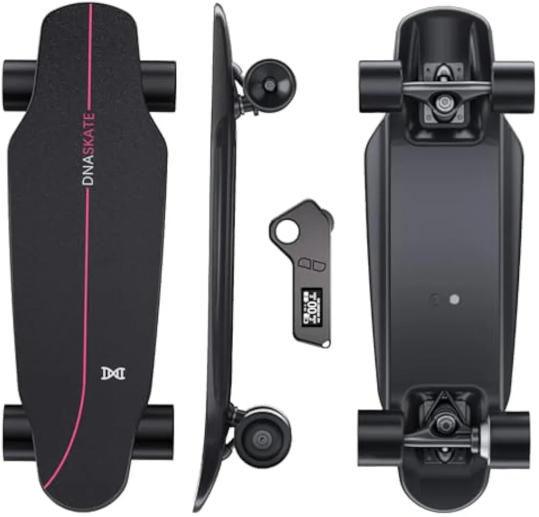 M8 Electric Skateboard - 22MPH Top Speed, 15mi Range, 800W Hub Motor | Remote Controlled for Adults & Teens